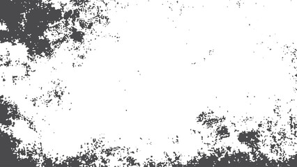 Abstract grunge border texture with dust and dirt overlay transparent. Distressed grunge texture frame for photo overlay or vintage background. 