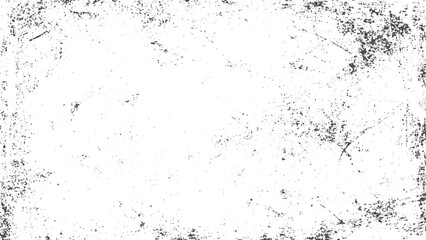Monochrome distressed grunge texture with irregular graphic elements. Abstract grunge background with uneven distressed monochrome texture. 