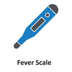 Digital thermometer Vector icon which can easily modify or edit