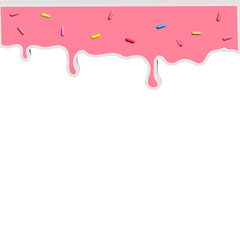 Birthday Party Elements set with Cake, Balloons, Happy Birthday 