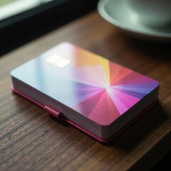 High-quality business card case, close-up view, brand, portable