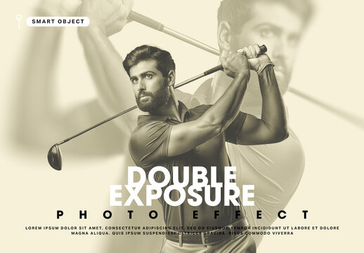 Elegant Double Exposure Photo Effect Template