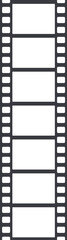 Film strip frames graphic element cinematic concept