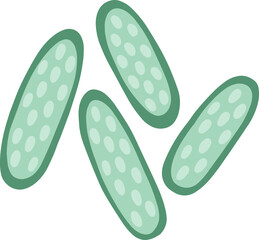 Green microbes causing disease or good for cells