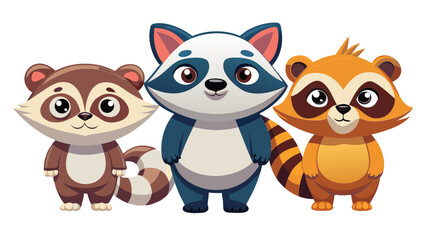 animal, fox, cartoon, skunk, vector, dog, illustration, cat, love, set, baby, teddy bear, toy, fun, art, cute, pet, brown, pink, orange, blue, heart, funny, character, adorable, kid, valentine, animal