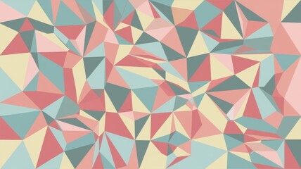 Obraz premium Stunning geometric background with vibrant pastel colors creates a modern and dynamic backdrop for your next creative project or presentation design