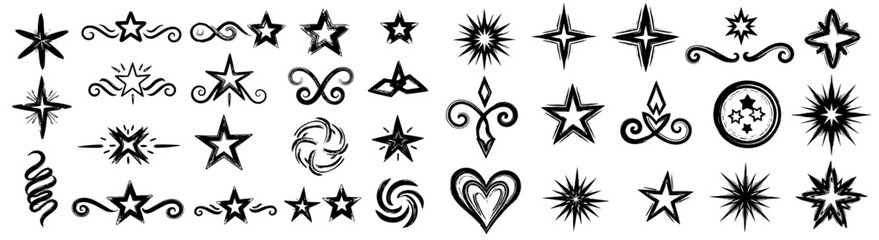 Vintage Hand-Drawn Medical Doodle Set: A comprehensive collection of medical icons, symbols, and healthcare illustrations in a retro, sketch-style. Ideal for health, science designs, educational prese