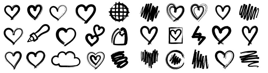 Fototapeta premium Vintage Hand-Drawn Floral Wreath Set: Delicate foliage, botanical elements, and rustic wildflowers in charming hand-drawn illustrations. Use for spring weddings, card designs, eco-friendly invites, sc