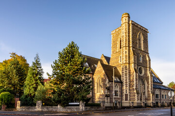 Former St John The Divine church, Leicester. Converted to apartments in the 1980's. Built originally with a spire which was removed in the 1950's.