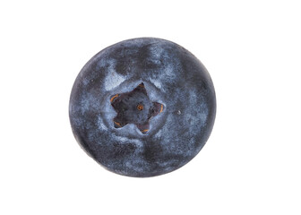 Fresh blueberry close-up showing rich color and natural texture during daylight hours