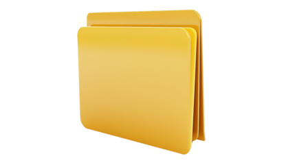 Document file folder icon transparent background