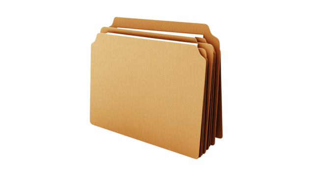 Document file folder icon transparent background