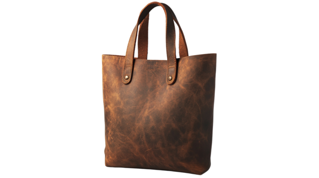 leather bag transparent background