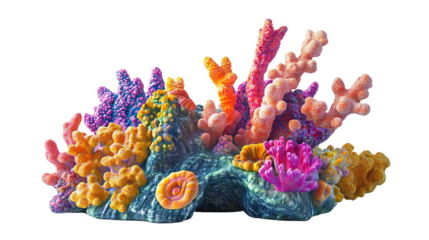 coral background transparent