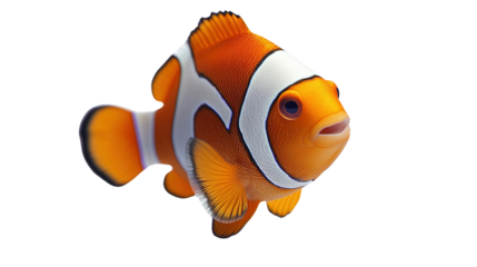 Clownfish on a transparent background Transparent