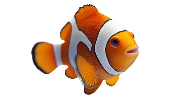 Clownfish on a transparent background Transparent