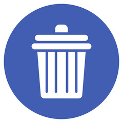 Garbage icon vector image. Can be used for House Cleaning.