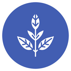 Herb Leaf icon vector image. Can be used for Fruits and Vegetables.