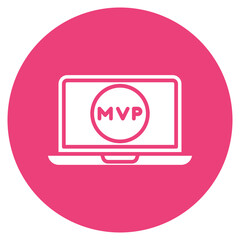MVP icon vector image. Can be used for Computer Programming.
