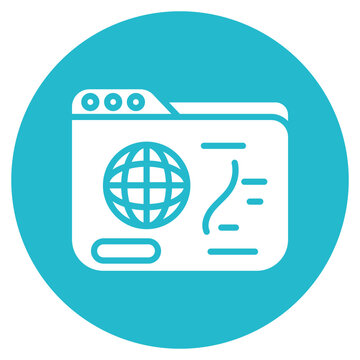 Python File icon vector image. Can be used for Computer Programming.