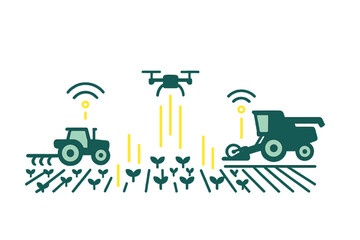 Futuristic agriculture: farm technology with drones and autonomous machinery