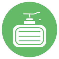 Soap icon vector image. Can be used for Spa.