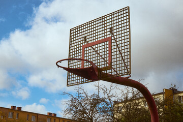 kosz do gry w koszykówkę  © Marcin Łazarczyk