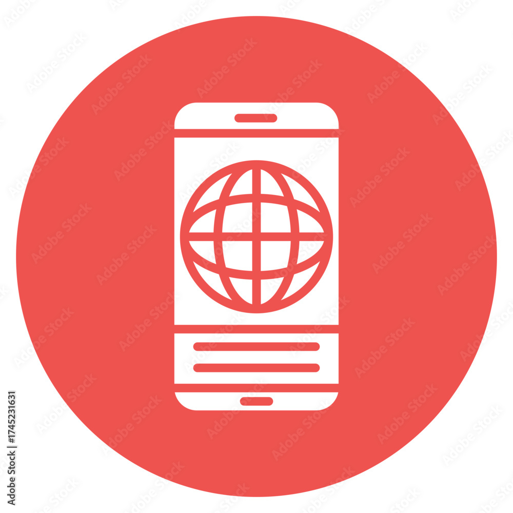 Wall mural responsive design icon vector image. can be used for seo and web.