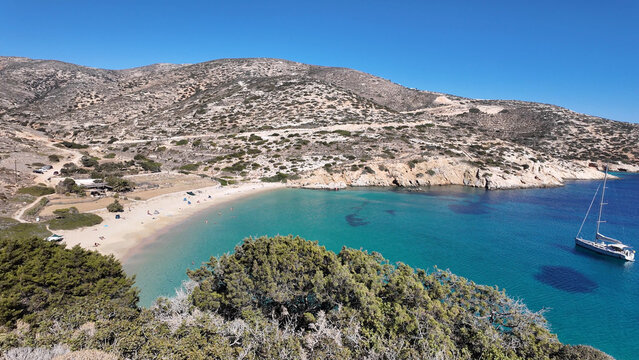 Kedros Beach in Donoussa, Greece
