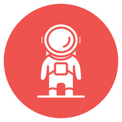 Astronaut icon vector image. Can be used for Science Fiction.