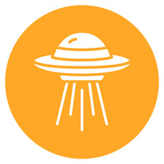 Ufo icon vector image. Can be used for Science Fiction.