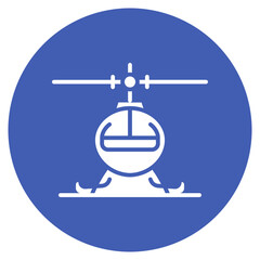 Helicopter icon vector image. Can be used for Natural Disaster.