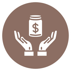 Donation icon vector image. Can be used for Natural Disaster.