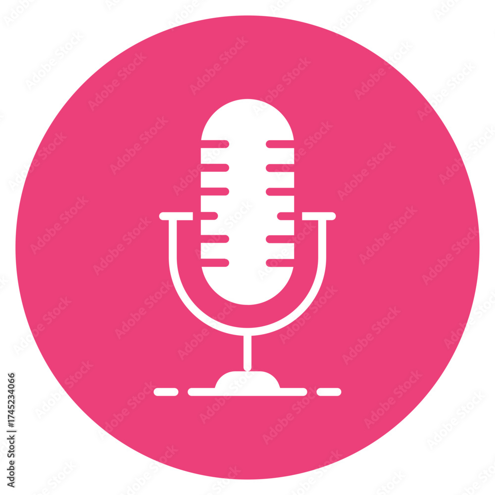 Wall mural microphone icon vector image. can be used for electric circuits.