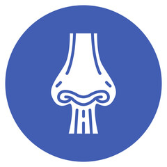 Nasal Cavity icon vector image. Can be used for Human Anatomy.