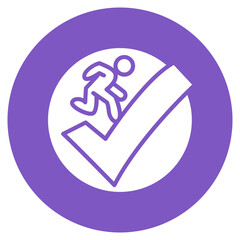 Risk Avoidance icon vector image. Can be used for Risk Management.