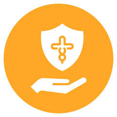 Obraz premium Health Risk icon vector image. Can be used for Risk Management.