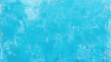 Abstract neon turquoise cyan paint texture background wallpaper. Contemporary art brush stroke backdrop