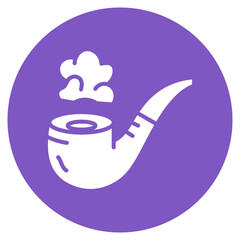 Pipe Tobacco icon vector image. Can be used for Festa Junina.