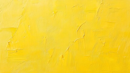 Abstract lemon yellow paint texture background wallpaper. Contemporary art brush stroke backdrop