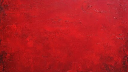 Vibrant bright red abstract art paint texture background, creative wallpaper