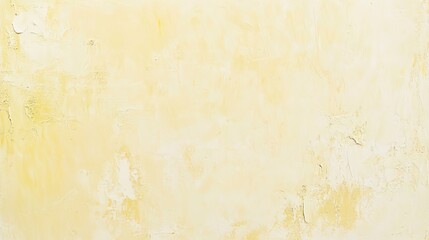 Abstract pale pastel yellow art paint texture background, bold brush stroke wallpaper backdrop