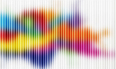 Abstract colorful stripes blend with blur effect