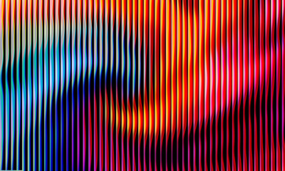 Abstract Vertical Lines A Colorful and Dynamic Composition