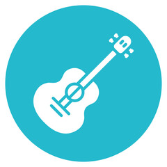 Guitar icon vector image. Can be used for Instrument.