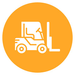 Fork Lift icon vector image. Can be used for Manufacturing.