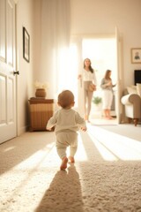 Serenity in the Wheat Field: Mother&rsquo;s Love at Dusk