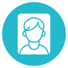 Obraz premium Face Id icon vector image. Can be used for Biometrics.