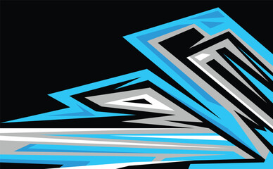WIllustration Vector graphic of Abstract Racing Stripes Background fit for Racing Design etc.