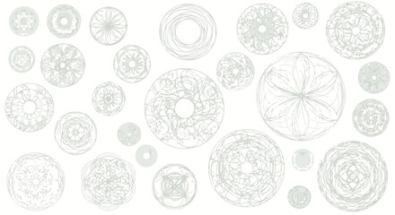 Whimsical Circles An Assortment of Intricate Circular Designs